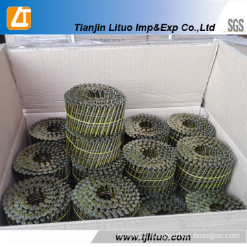 15 Degree Smooth Shank Coil Nails for Wooden Pallet